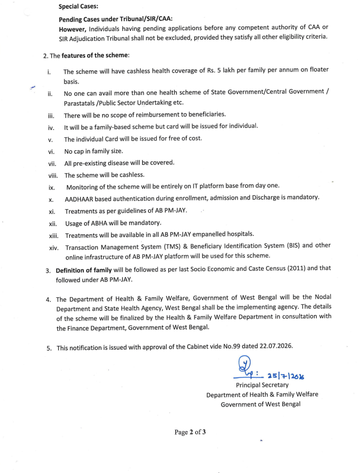 Mukhyamantri Swasthya Bima Yojana